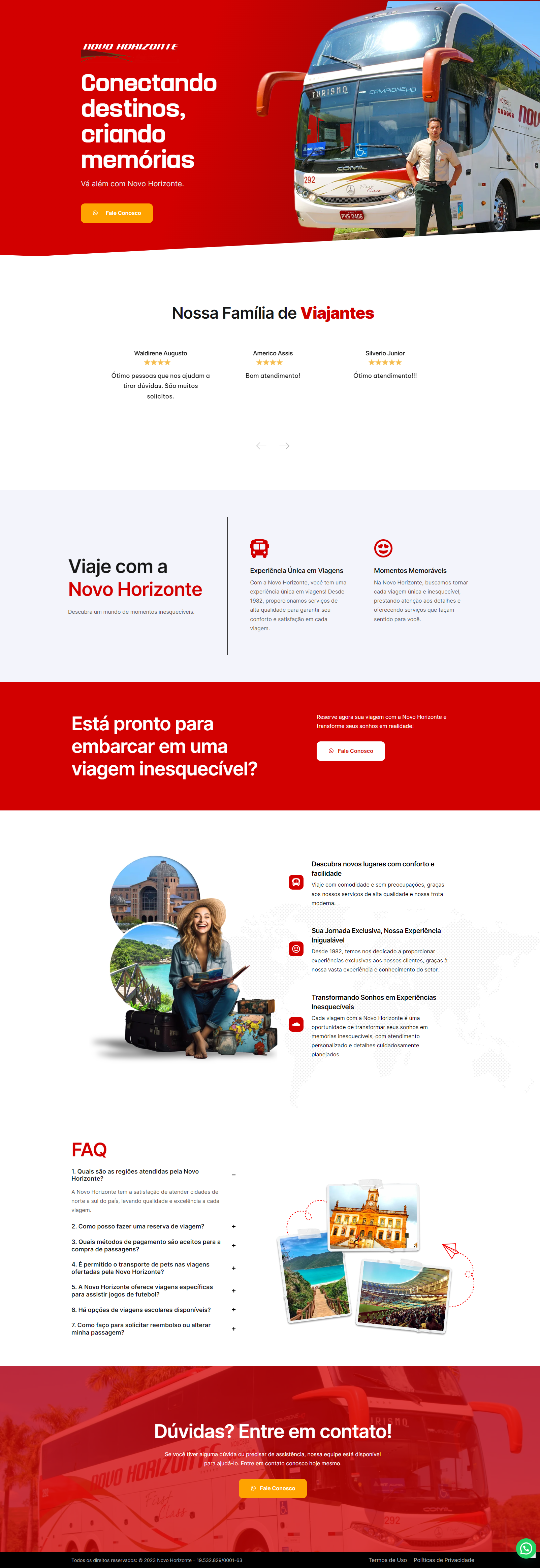 Landing Page Novo Horizonte