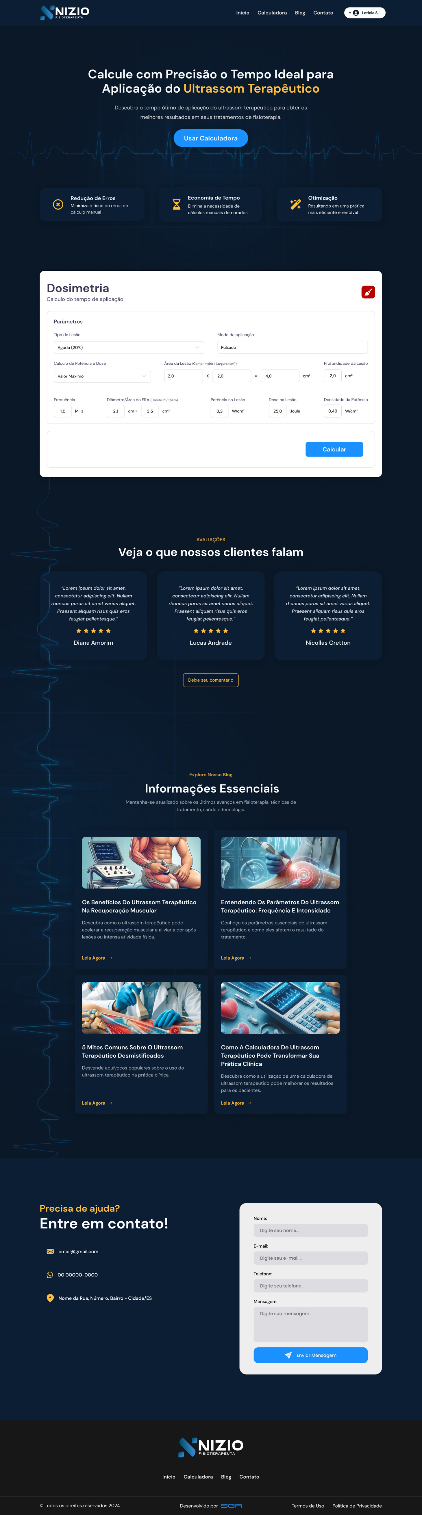 Landing Page Nizio