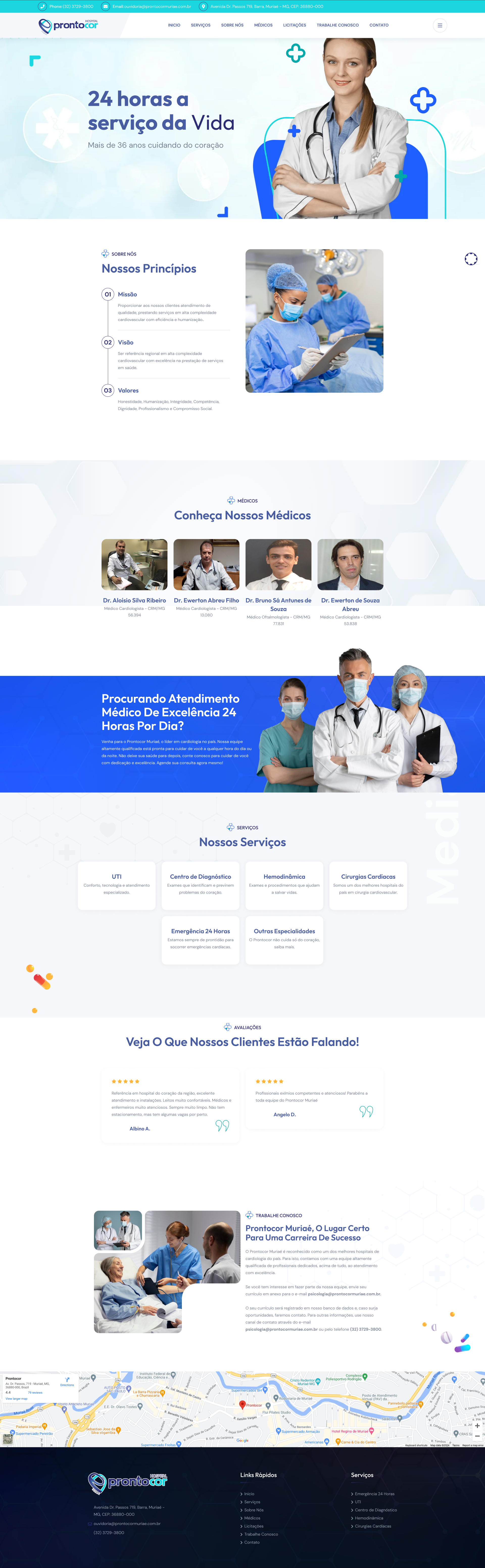 Landing Page Prontocor